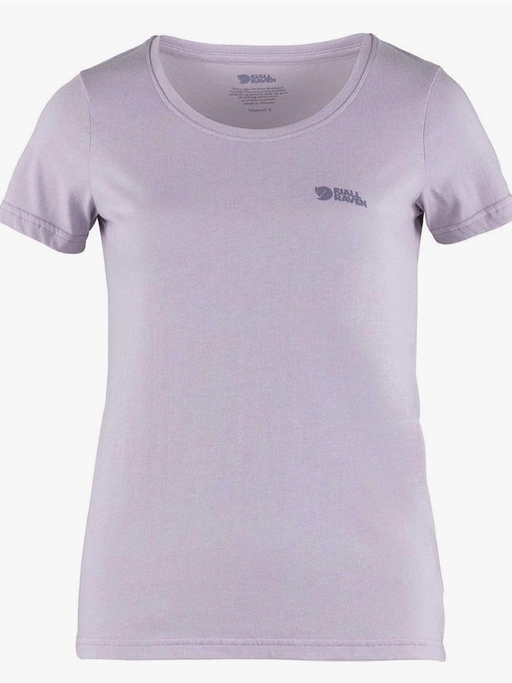 Fjällräven Logo Women's Pastel Lavender Short-Sleeve Crew Tee Medium